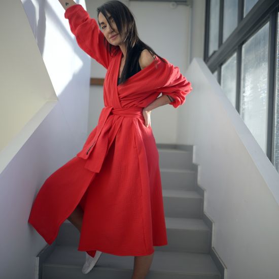Georgina long red