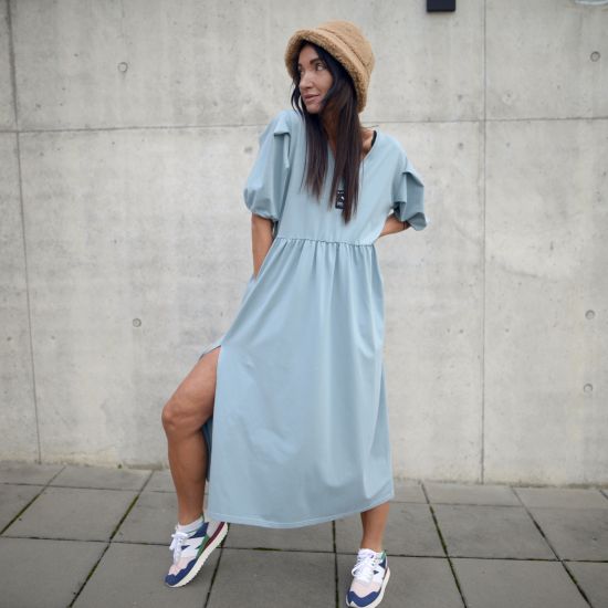 Naboko dress ice blue