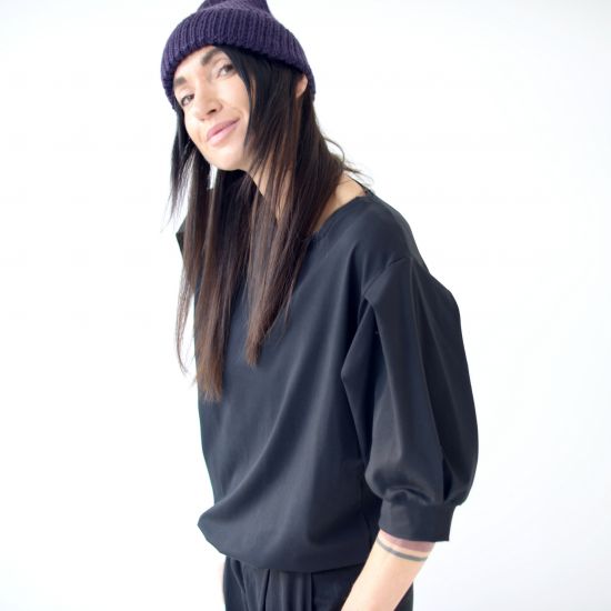 Top Trueno tencel - blk - bavlna