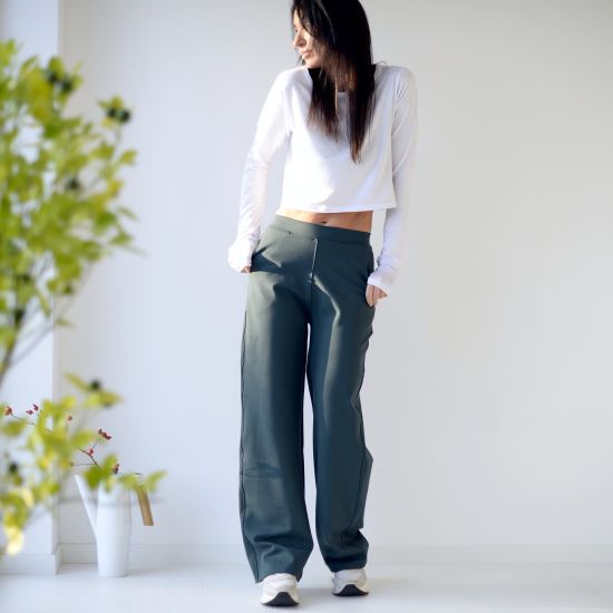Olívia kalhoty - khaki