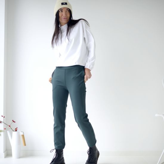 Pipe kalhoty - khaki