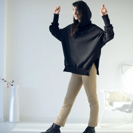 Mikina Porfavor sweater black