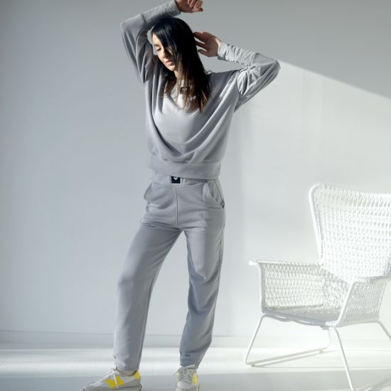 Tepláky Arlo - light grey