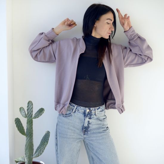 Cardigan -Pullo -pudr ruz