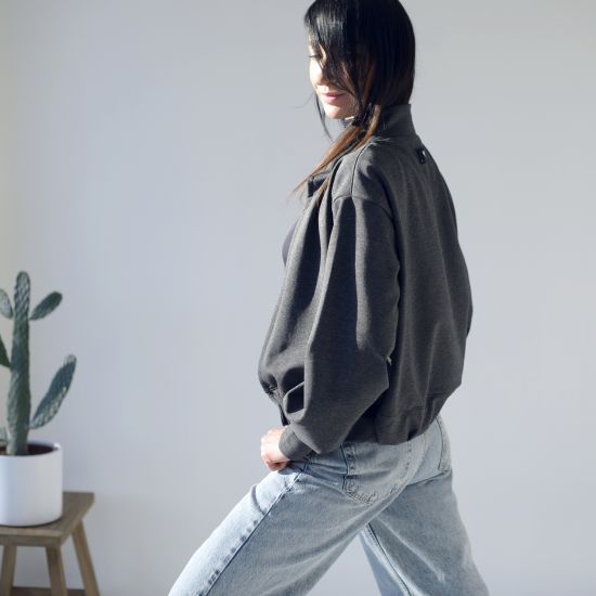 Cardigan -Pullo -dark grey