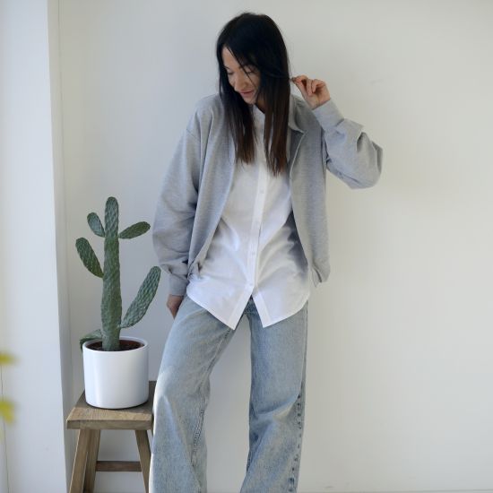 Cardigan -Pullo -light grey