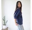 Košile Fiansé light navy poplin