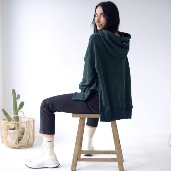Mikina Porfavor sweater green