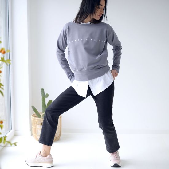 Mikina Desnudo -light grey