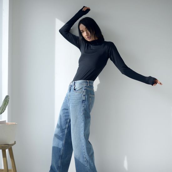 Lolita rol long- fukční triko- blk