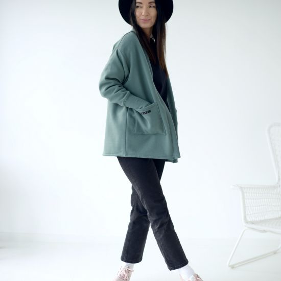 Cardigan Podría- dark pea