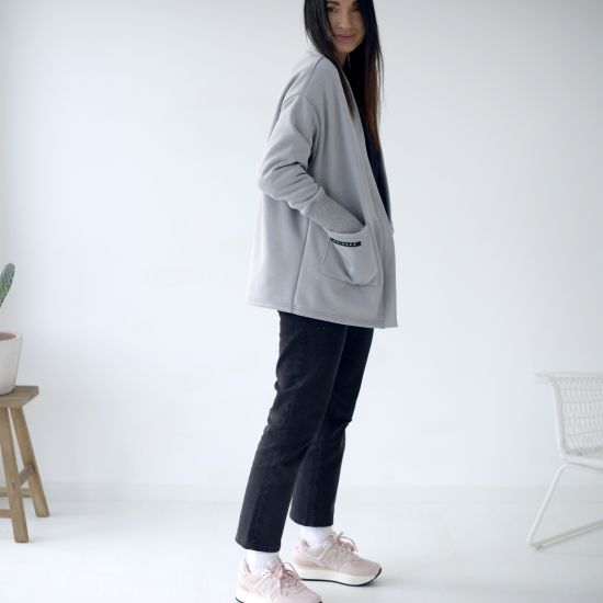 Cardigan Podría- light grey