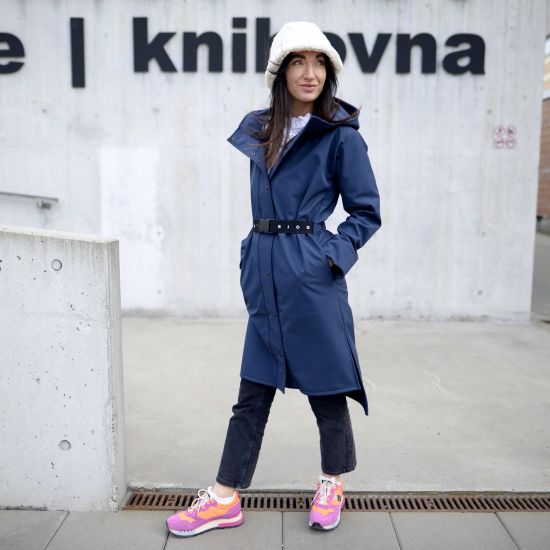 Pazvega softshell - kabát- navy skladem L