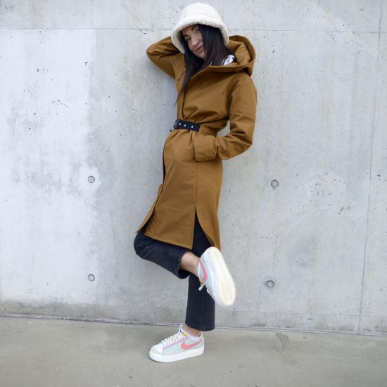 Pazvega softshell - kabát- camel