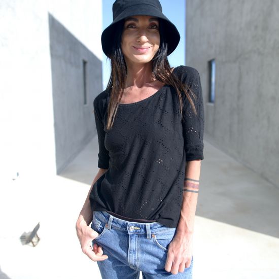 Triko Matiina- Madeira flora- BLK