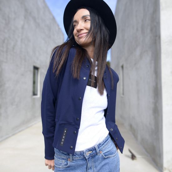 Bomber 23 jersey- navy