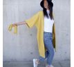 Kimono dress- jersey-dirty lemon