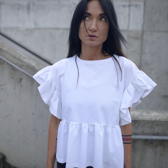 Top Mariposa Volar - wht