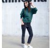Mikina- ARLO - structure- dark green