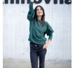 Mikina- ARLO - structure- dark green