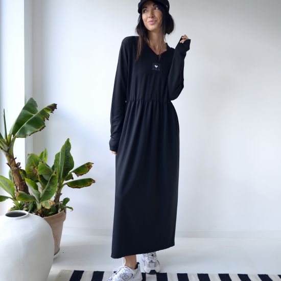 Naboko dress Modal long- blackie