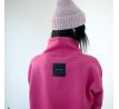 Mikina Fluffy - warm- malina