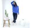 Mikina Fluffy - warm- royal