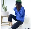 Mikina Fluffy - warm- royal