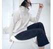 Mikina Fluffy - warm- light camel