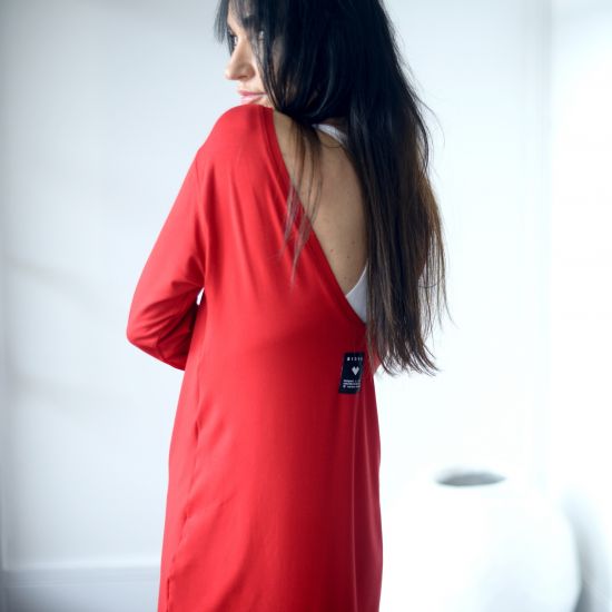 šaty LOLITA maxi - véčko- RED