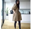 šaty - NABOKO- MINI- leopard