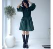 šaty - NABOKO- MINI- dark green- ve slevě