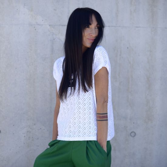 Triko Linen- madeira- WHITE
