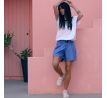 Triko DESEO short white