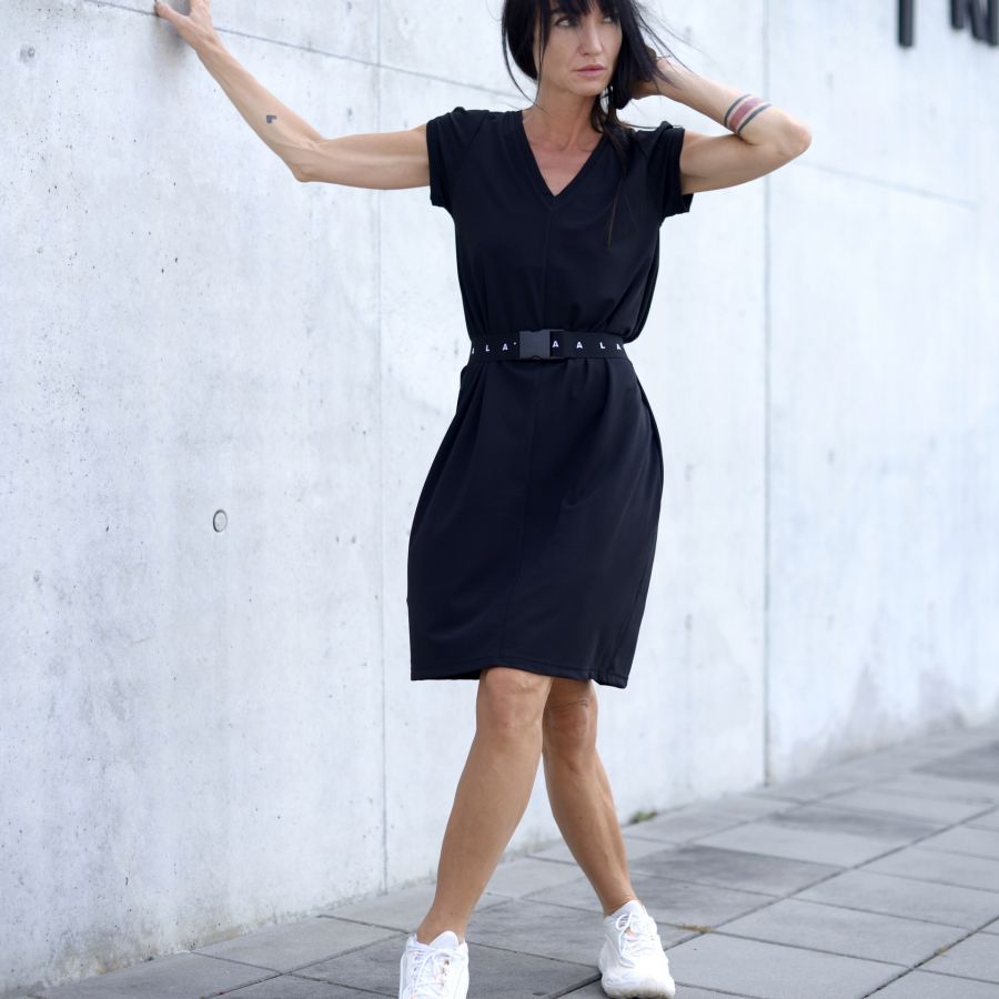 Šaty Vestido- viskoza- blk