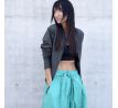 Bomber- LAREINA- jersey- KHAKI