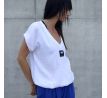 Triko DESEO- muselin- WHT