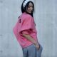 Mikina PERDONA- pink losos