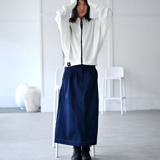Mikina PERDONA- knitted CREAM