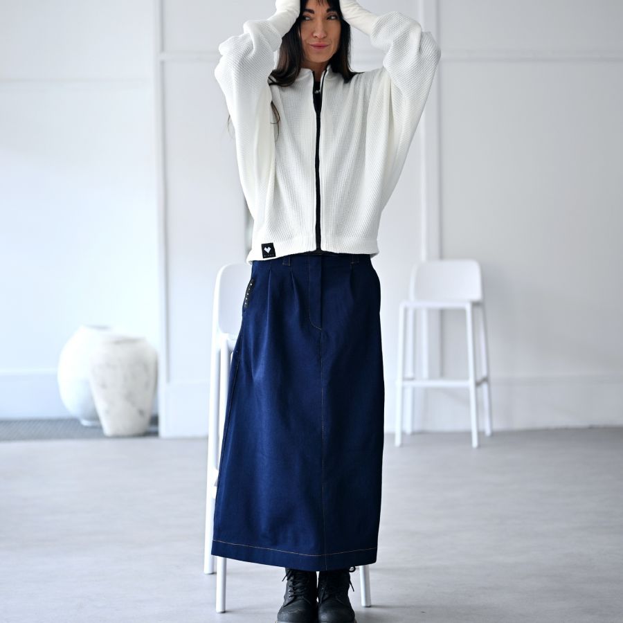 Mikina PERDONA- knitted CREAM