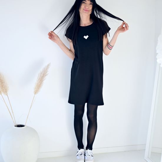 Šaty LANA- bamboo- BLK