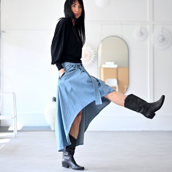 Sukně ESPERA grandiosa - DENIM - light BLUE