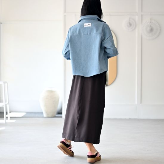 Košile- PROXIMA- DENIM- very light blue