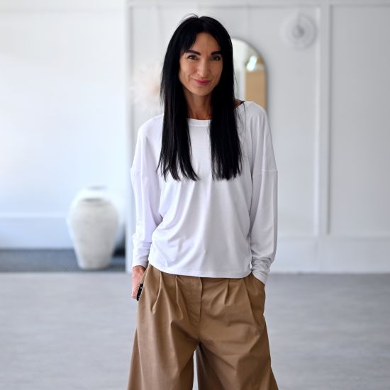 Triko TRANQILLO - bambubs - white